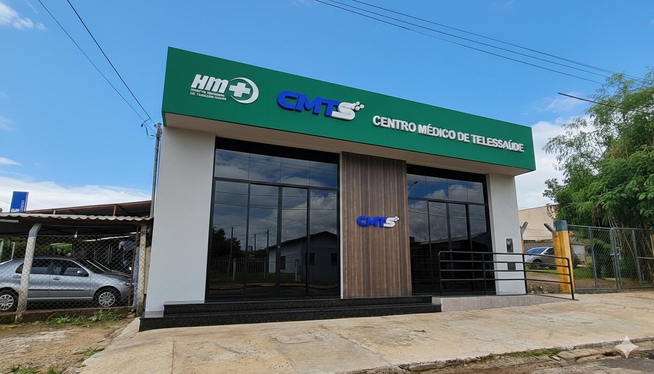 Fachada Clínica de Saúde - Depois
